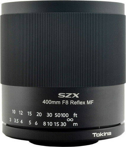 Tokina Full Frame Φωτογραφικός Φακός SZX 400mm f/8 Reflex MF Telephoto για Sony E Mount Μαύρος