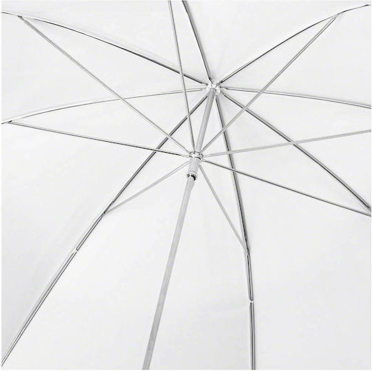 Walimex 2in1 Reflex & Translucent 109cm Schirm für Studio Weiß