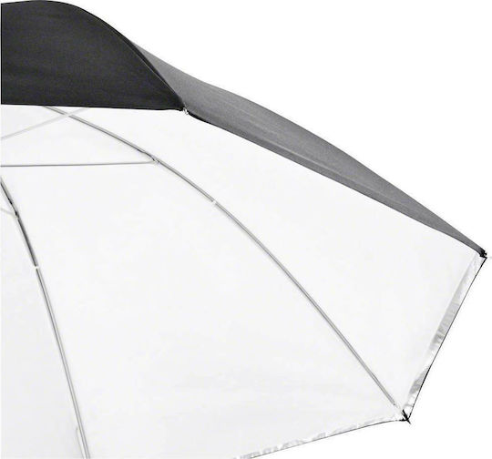 Walimex 2in1 Reflex & Translucent 109cm Schirm für Studio Weiß