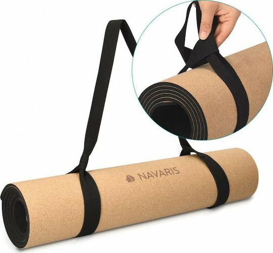 Navaris Exercise Mat Brown (183x61x0.5cm)