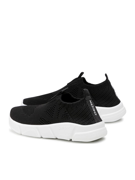J Aril B. A Παιδικά Sneakers Ανατομικά Slip-on Μαύρα