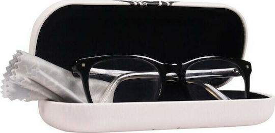 Graffiti Harry Potter Eyeglass Case Hard with Magnetic Closure White
