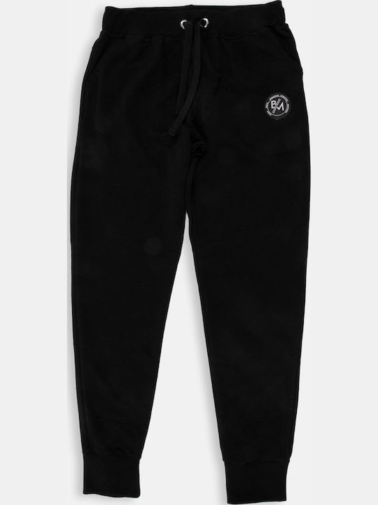 Sweatpants with Elastic Black