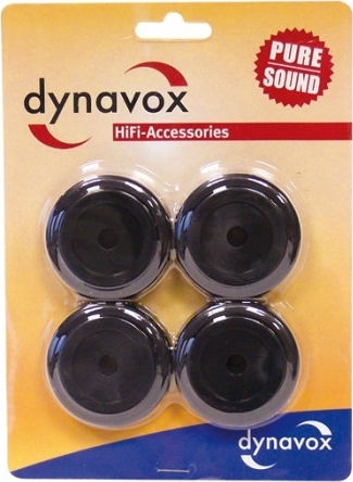 Dynavox Aluminium Set von 4 Stück Schwarz