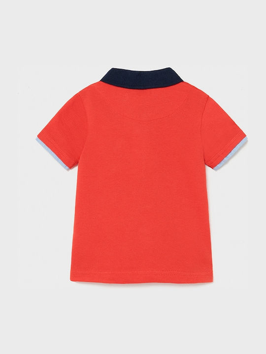 Mayoral Kids Polo Short Sleeve Red