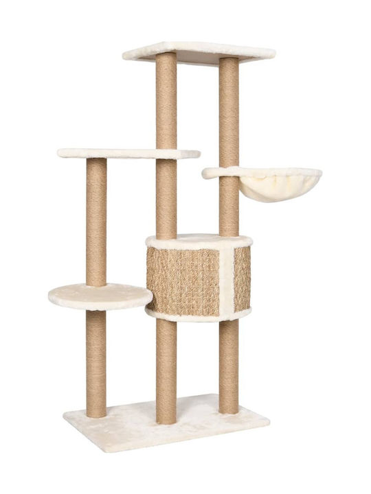 vidaXL Cat Scratching Post Cat Tree με Στύλο Ξυσίματος in Bej Color