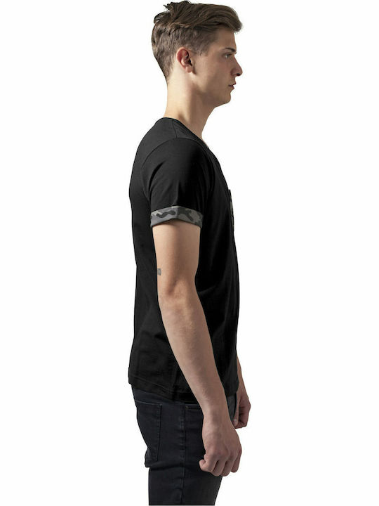 Contrast T-shirt Dark Camo