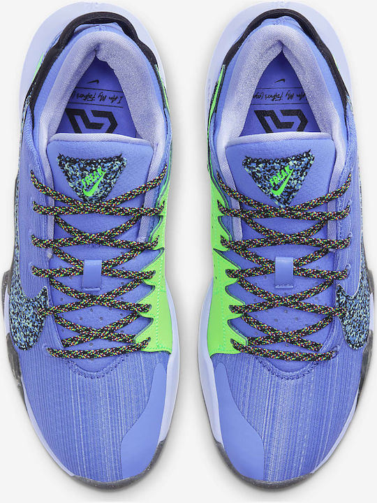 Nike Zoom Freak 2 CK5424-500 Χαμηλά Μπασκετικά Παπούτσια Sapphire