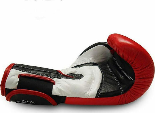 Olympus Sport Elite 4003241 400323 Boxhandschuhe Leder für Kampf Rot