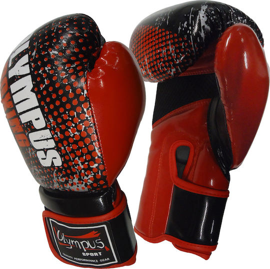 Olympus Sport Abstract Mexican Style Boxhandschuhe aus Synthetikleder für Kampf Schwarz