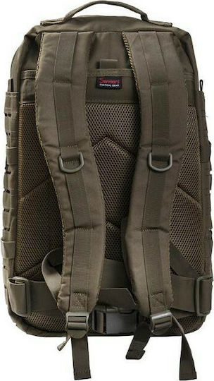 Survivors Laser-Cut Military Backpack Backpack made of Polyester Olive 45lt