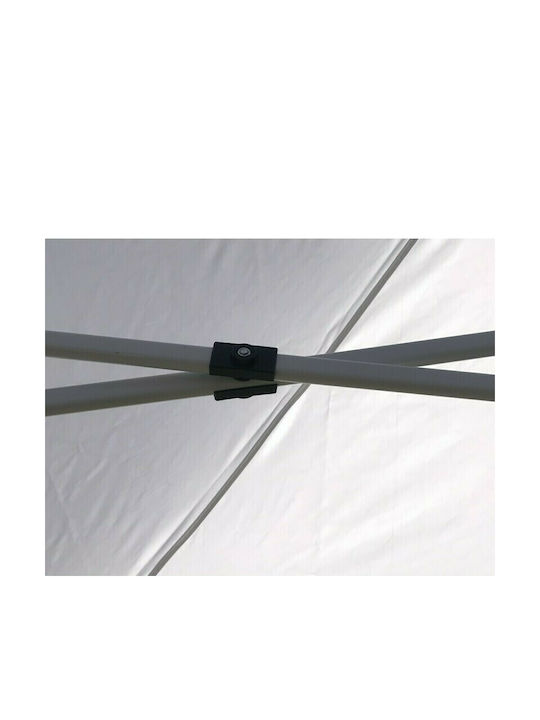 Epiplo-Fos Faltbarer Pavillon Garten Weiß 3x3m