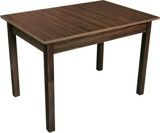 Albena Esszimmer- und Küchentisch Ausziehbar Wenge Holz 120(+30)×80×77cm 192-Wenge