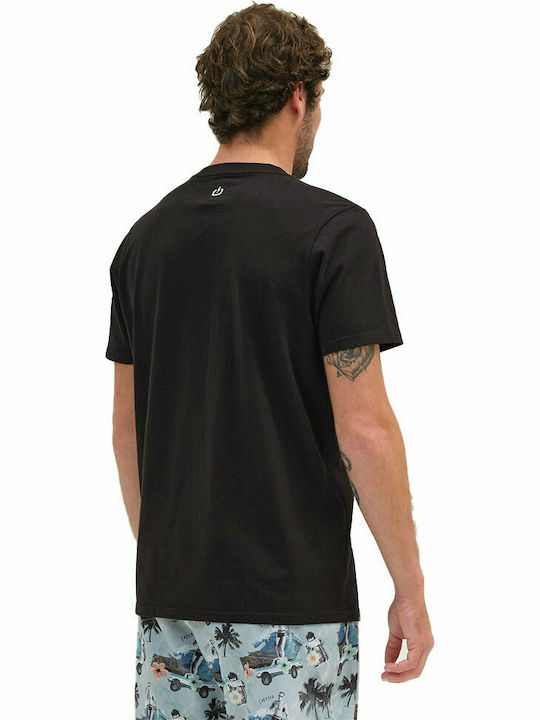 Emerson T-shirt Bărbătesc cu Mânecă Scurtă Negru