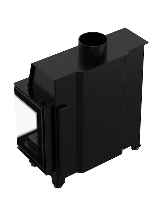 Kratki Simple S P BS Ενεργειακό Τζάκι Κασέτα Ξύλου 7kW Δεξιά Γωνία με Ανοιγόμενη Πόρτα
