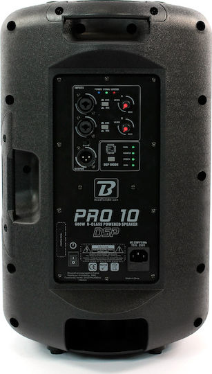 BoomToneDj PRO10-DSP Active Speaker PA 300W with Woofer 10" 36.5x34x56.5cm.