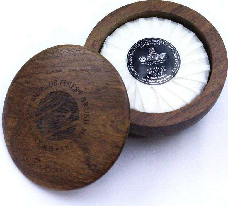 Kent Dark Oak Shaving Bowl with Luxury Shaving Soap 120gr Skroutz.gr