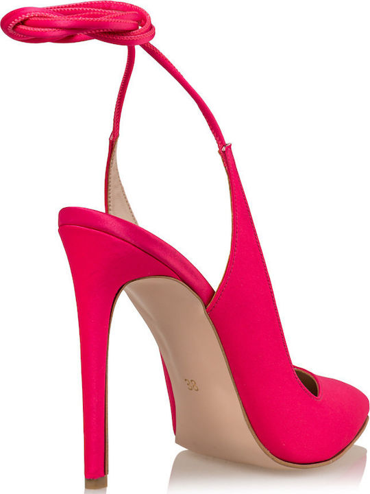 Pumps mit Stiletto-Absatz Fuchsie