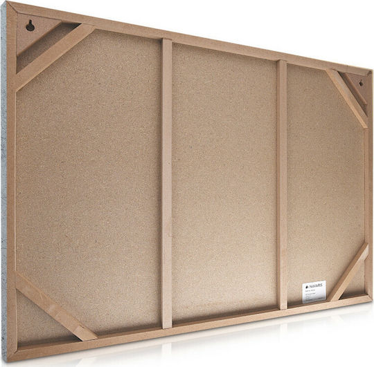 Navaris Concrete Magnetic Hanging Dry Erase Board 60x90cm