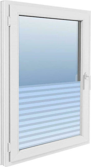 vidaXL Sticker Display Decorative Sandblasting 90cm x 5m White 0.9x5m 142788 1pcs