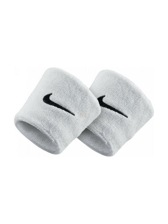 Nike Swoosh Athletic Wristbands White