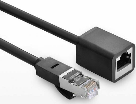 Ugreen F/FTP Cat.6 (Gigabit) Καλώδιο Δικτύου Ethernet 5m Μαύρο