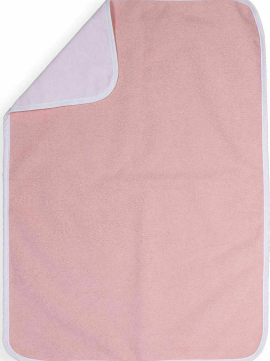 Nef-Nef Homeware Portable Changing Pad made of Fabric Pink 50x70cm