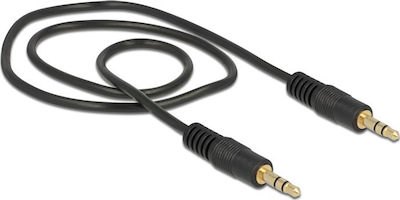 DeLock 3.5mm male - 3.5mm male Cable Black 0.5m (83742)