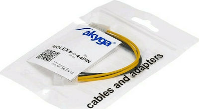 Akyga 4-Pin Molex - 4 Pin EPS Cable 0.15m Multicolour (AK-CA-12)