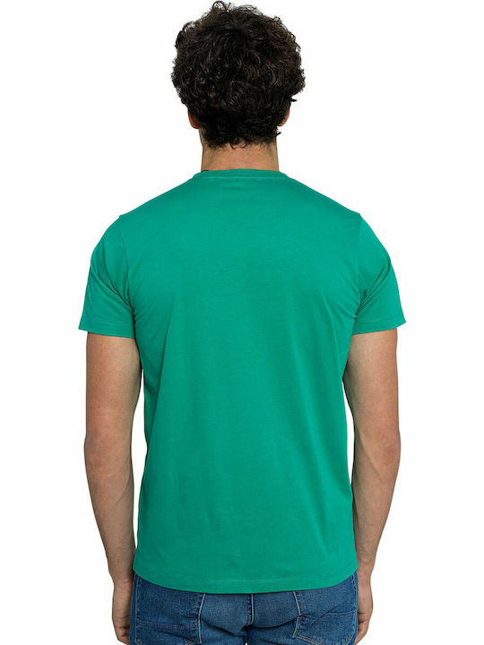 Pepe Jeans Eggo Men's Short Sleeve T-shirt Green