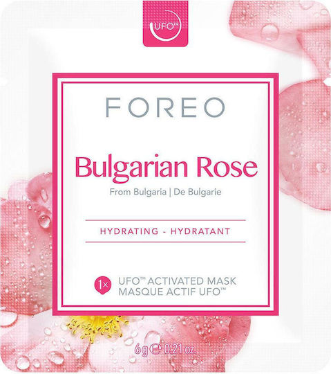 Foreo Bulgarian Rose Face Moisturizing Mask 6pcs 6gr