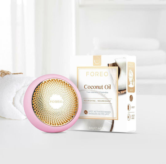 Foreo Coconut Oil Μάσκα Ομορφιάς Προσώπου για Θρέψη 6 τμχ x 6gr