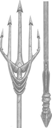 Justice Justice League Aquaman Trident Replica Weapon Length 186cm