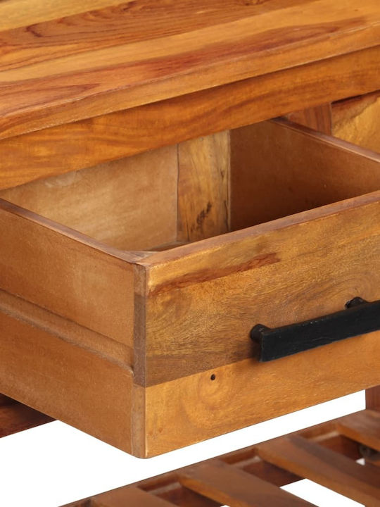 Console Table Made of Solid Sheesham Wood L110xW30xH80cm