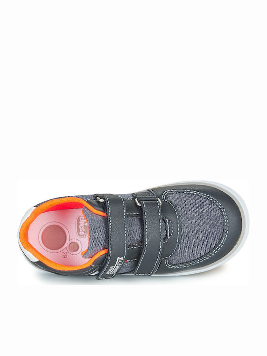 Frederic Παιδικά Sneakers με Σκρατς Γκρι