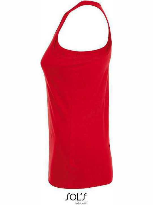 Sol's Justin Women's Sleeveless Promotional Blouse Red