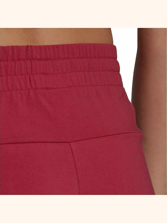 Essentials Slim 3-Stripes Γυναικείο Αθλητικό Σορτς Ροζ