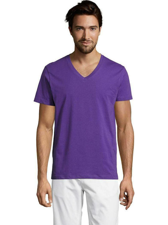 Sol's Master Men's Short Sleeve Promotional T-Shirt Dark Purple