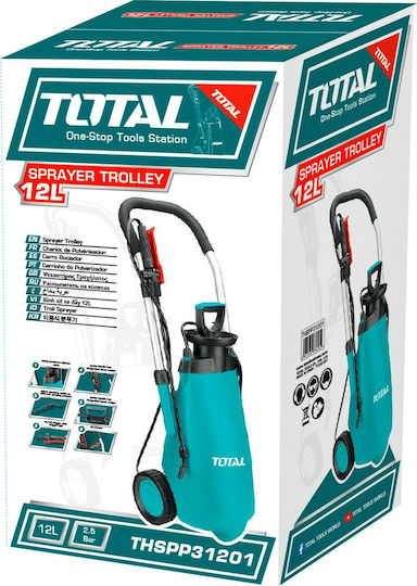 Total Pressure Sprayer with Capacity 12lt