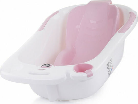 Chipolino Μπανιέρα Μωρού με Βάση Vela με Θερμόμετρο Pink