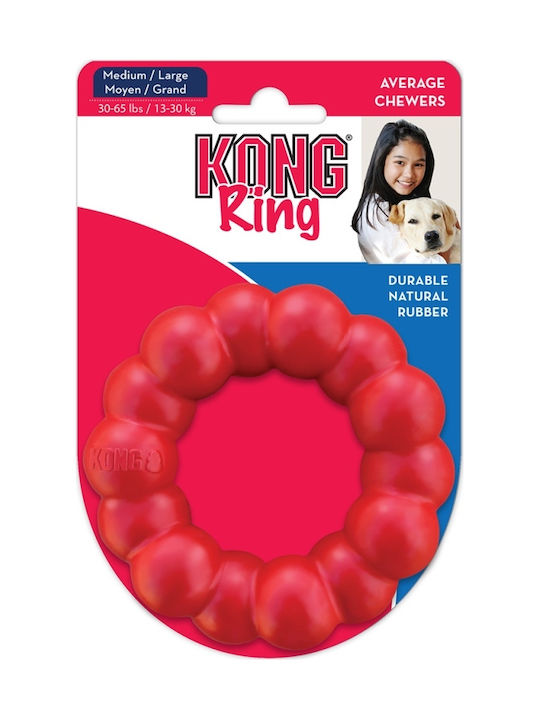 Kong Ring Dog Toy Medium Red 032309