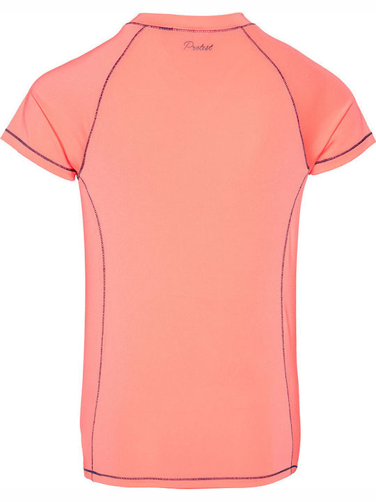 Protest Детски бански Анти-UV блуза UV T-Shirt Rashguard Оранжев