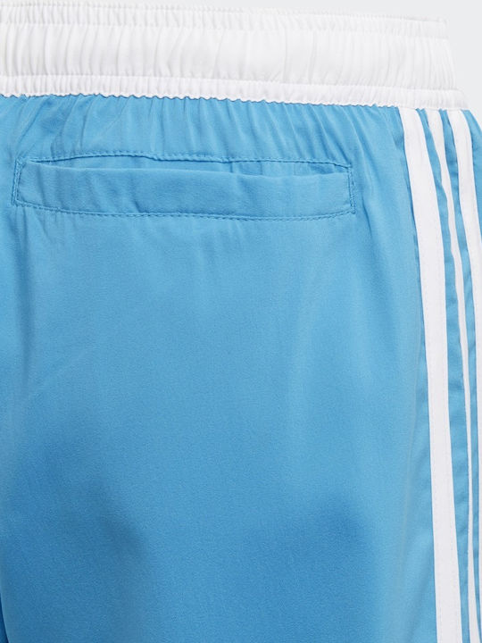 adidas 3-Stripes Kids Swimwear Swim Shorts Light Blue