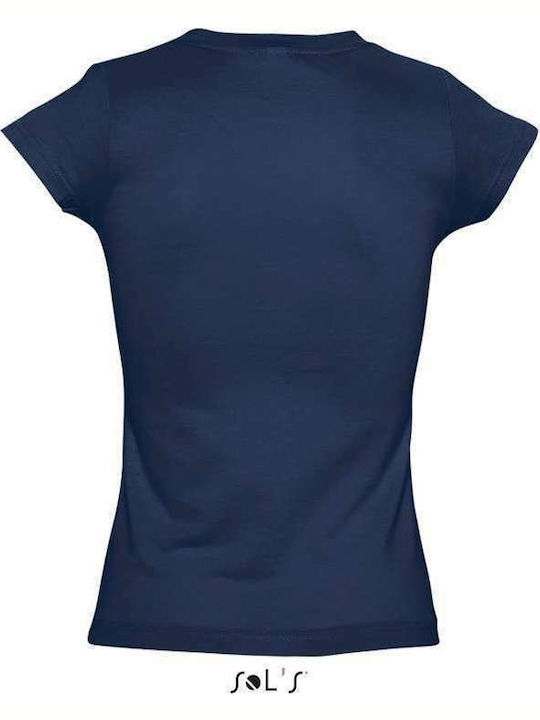 Sol's Moon Γυναικείο Διαφημιστικό T-shirt Κοντομάνικο σε Χρώμα Sol's Moon Γυναικείο Διαφημιστικό T-shirt Κοντομάνικο σε Χρώμα