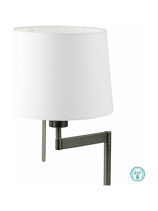 Faro Barcelona Artis Modern Table Lamp E27 White/Brown