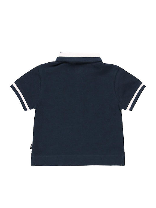 Boboli Kids Polo Short Sleeve Blue