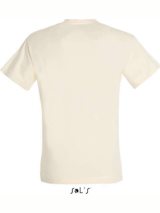 Sol's Regent Men's Short Sleeve Promotional T-Shirt Natural