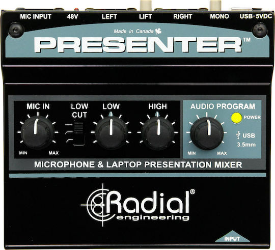 Radial Presenter R800 8011 00 Πετάλι Mixer Ηλεκτρικής Κιθάρας, Ηλεκτρικού Μπάσου και Ηλεκτροακουστικών Οργάνων