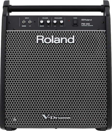 Roland V-Drums PM-200 Комбо усилвател Барабани 1 x 12" 180W Черен