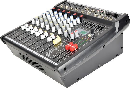 Citronic CSP-408 170.841UK Active Analog Console 4 Channels with Phantom Power & 4 XLR Inputs